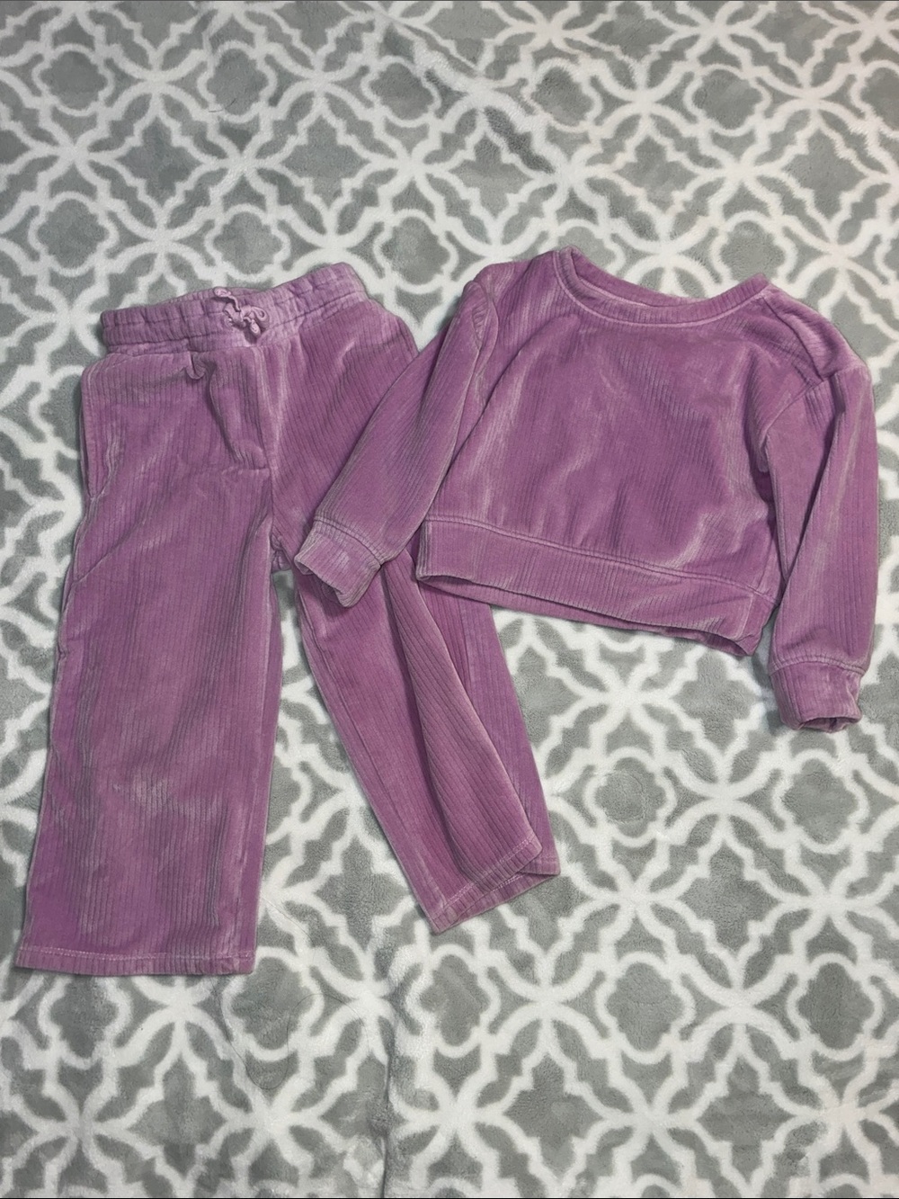 jumping beans Lavender Corduroy Two-Piece Set